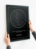 Mapa Estelar con Constelaciones 30x40 cm